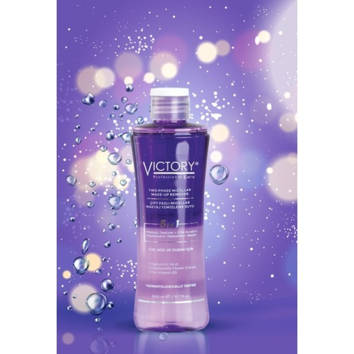 Vıctory Çift Fazlı Micellar Makyaj Temizleme Suyu 200 Ml