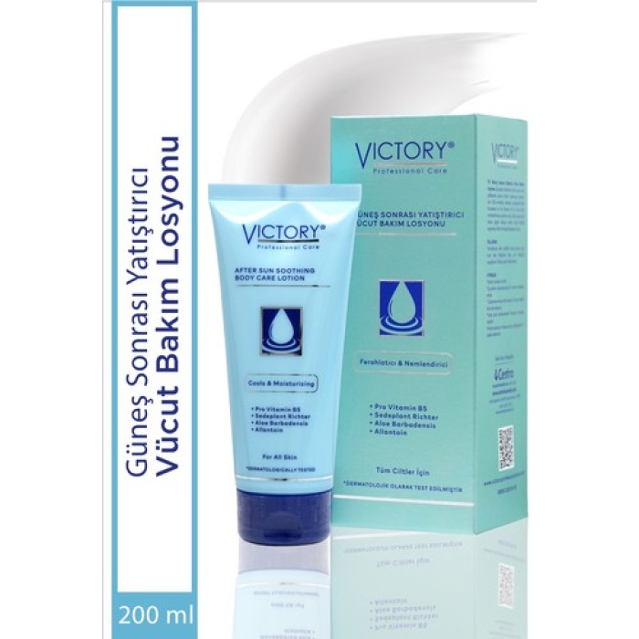 Vıctory Güneş Sonrası Yatıştırıcı Vücut Bakım Losyonu 200 Ml