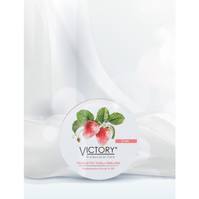 Vıctory Yenileyici Yağlı Peeling - Çilek 400 Gr