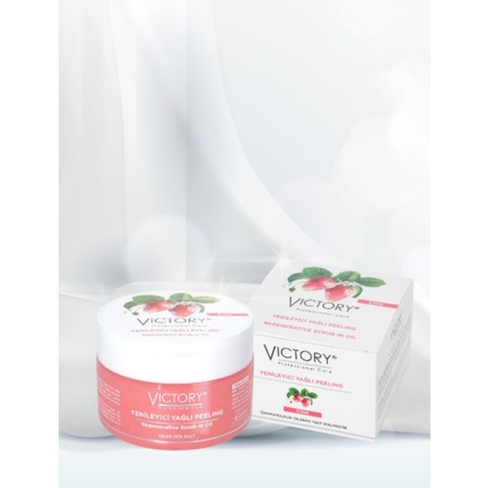 Vıctory Yenileyici Yağlı Peeling - Çilek 400 Gr
