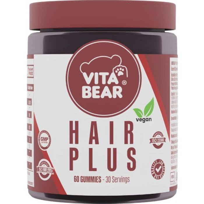 Vıta Bear Haır Plus Bear 60 Kapsül Gummy Vıtamın