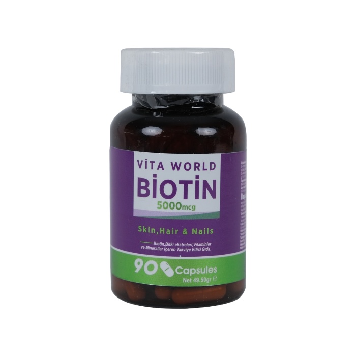 Vıta World Bıotın 90 Kaps 5000 Mcg