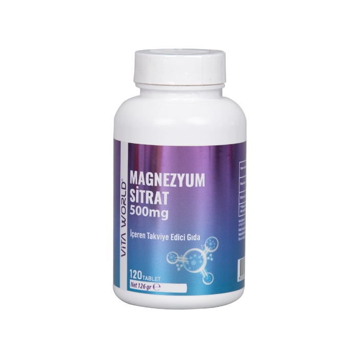 Vıtaworld Magn. Citrate 500 Mg 120 Tb