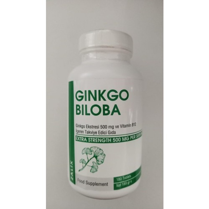 Vita World Ginkgo Biloba 500 Mg B12 180 Tablet