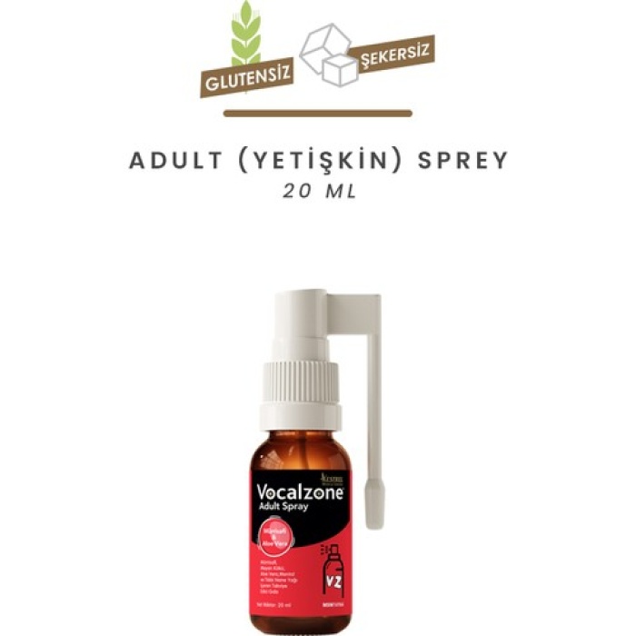 Vocalzone Yetıskın Bogaz Spreyı 20Ml