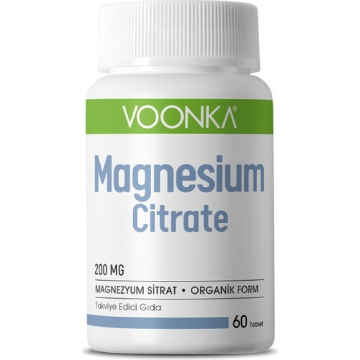Voonka Magnezyum Sıtrat 60 Tb