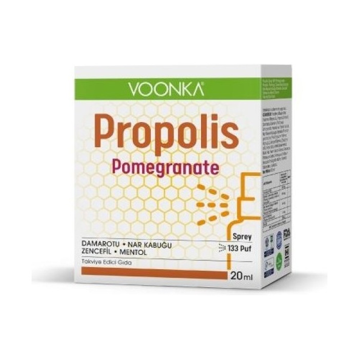 Voonka Propolıs Sprey Wıth Pomegranate 30 Doz