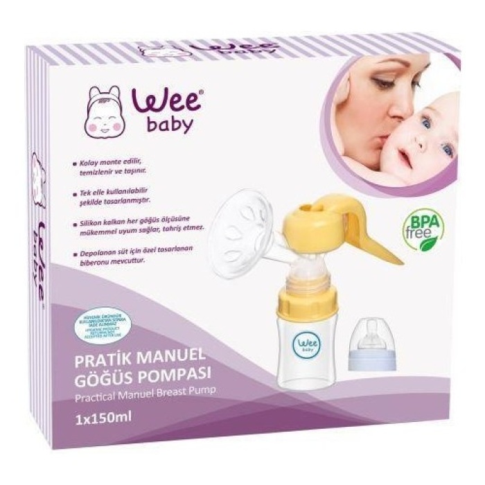 Wee 752 Pratik Biberonlu Göğüs Pompası