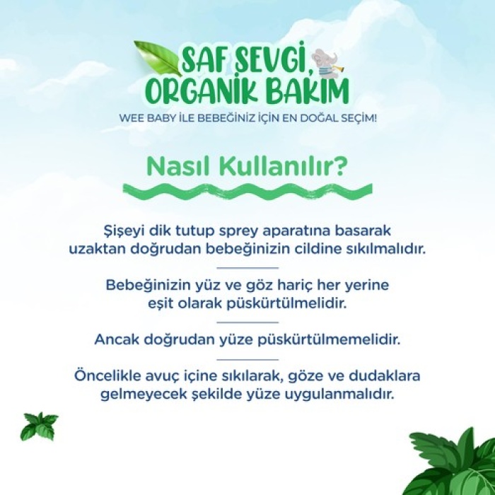 Wee Koruyucu Bebek Spreyi (Sinek) 100 Ml