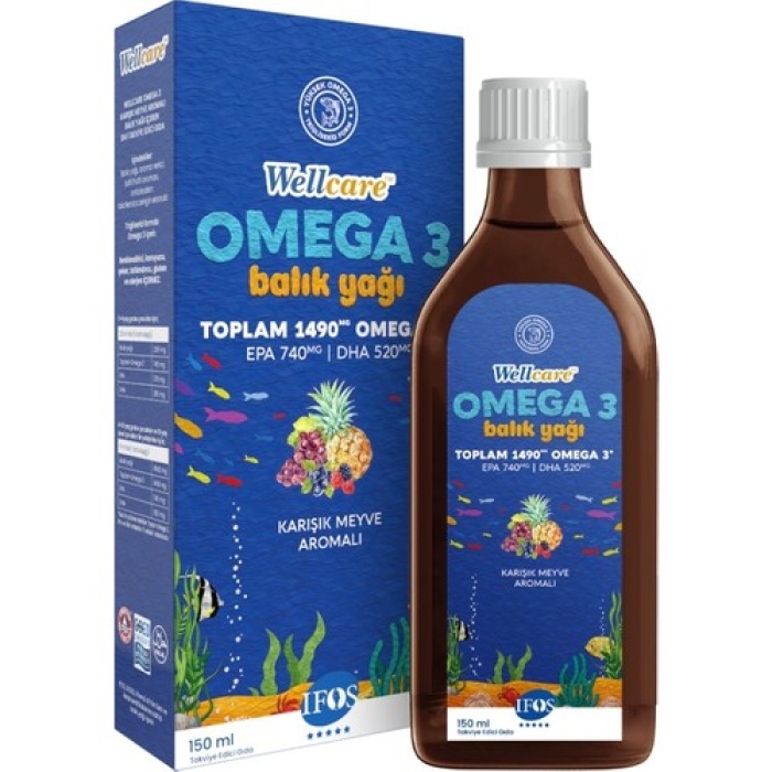 Wellcare Omega 3 Karısık Srup