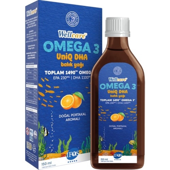 Wellcare Omega 3 Unıq Dha Portakal Srp