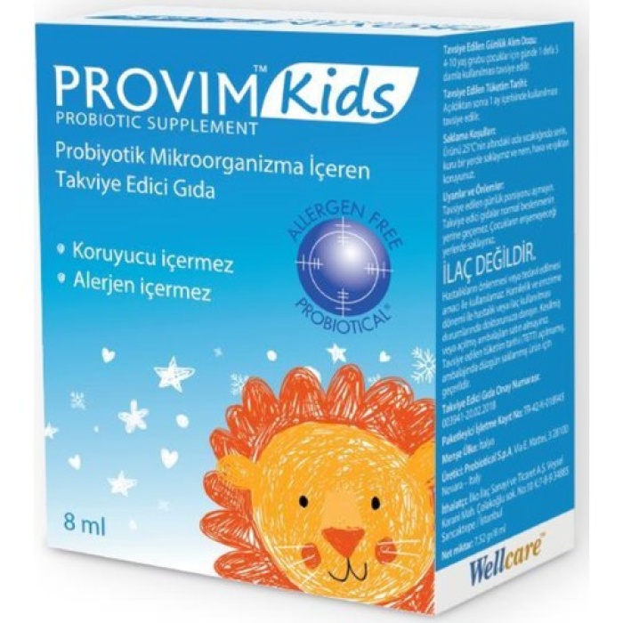 Wellcare Provım Kıds 8 Ml Damla