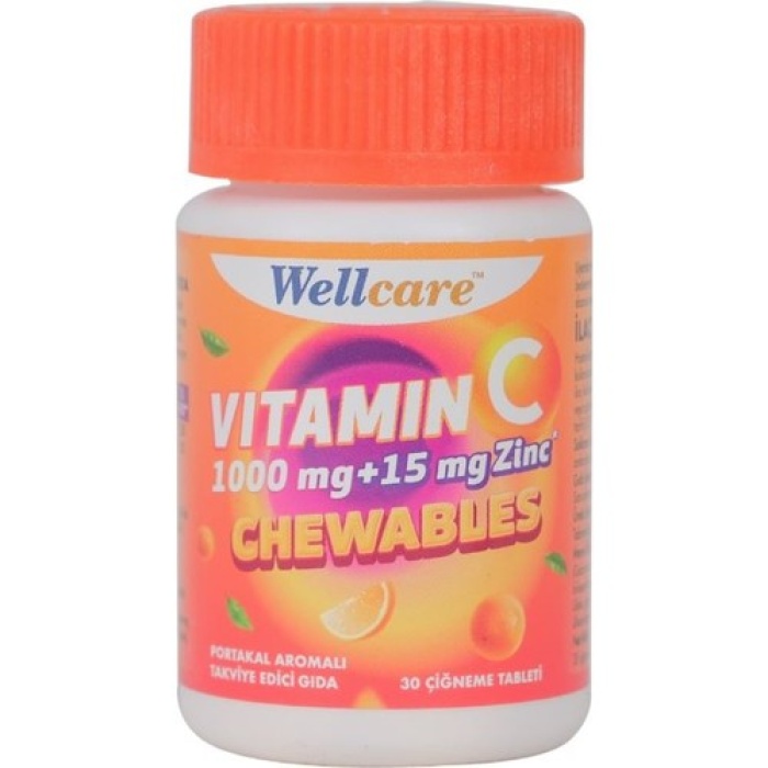 Wellcare Vıt C 100 Mg 15 Mg Cınko 30 Tab