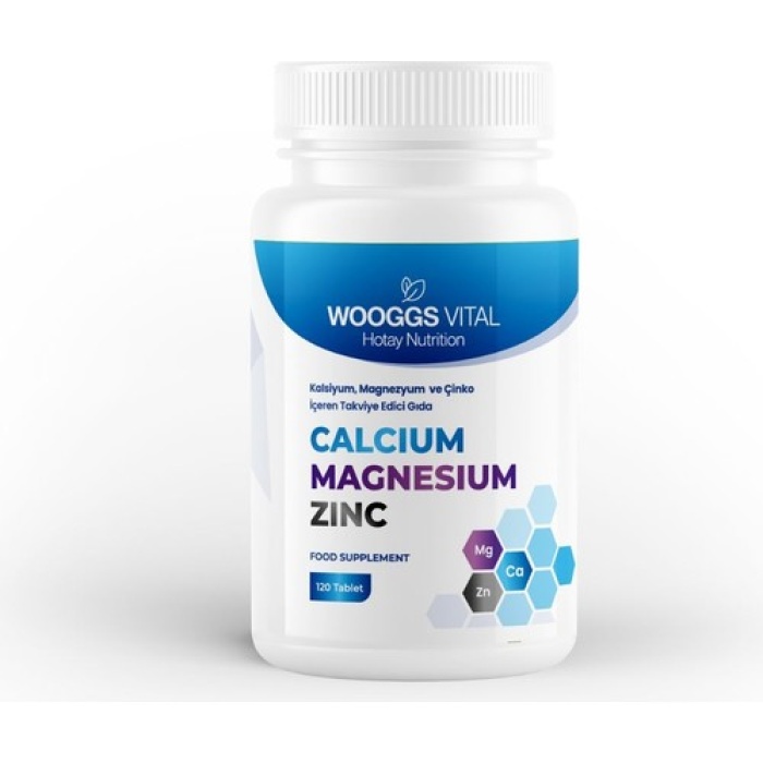Wooggs Vıtal Calsıyum Magnesıyum Ve Zınc Iteg 120 Tablet