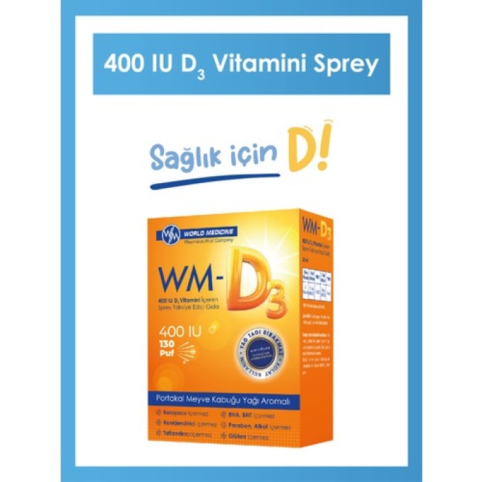 Wm-D3 400 Iu D3 Vıtamın Sprey