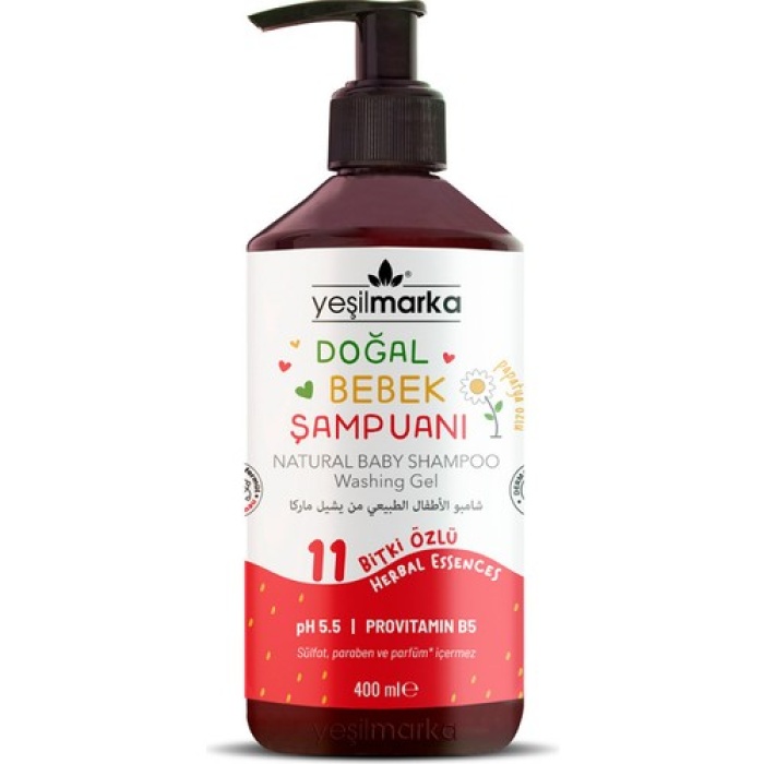 Doğal Bebek Şampuanı Çilekli 400Ml