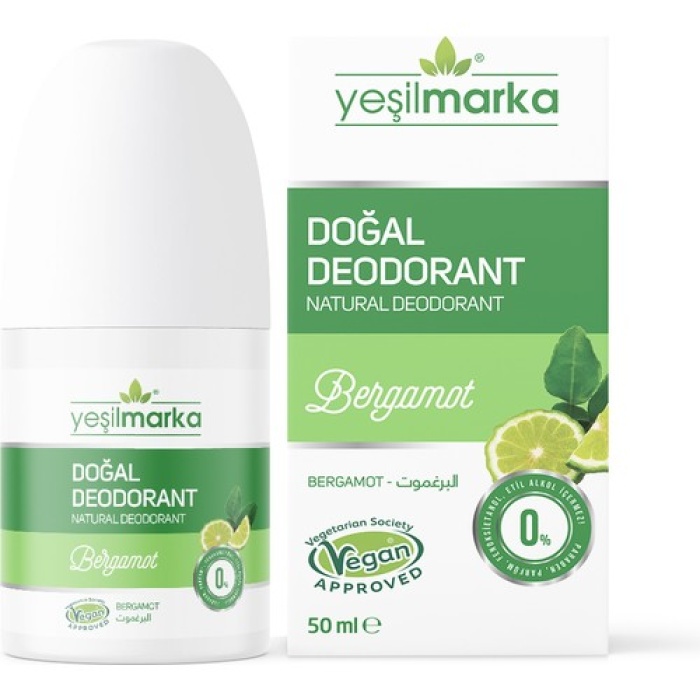 Roll On Deodorant Bergamot Doğal Yeşilmarka