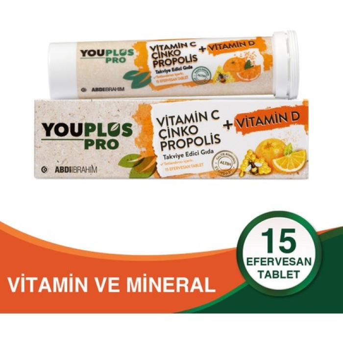 Youplus Pro Vıt C D Cınko Prpls 15Ef Tb