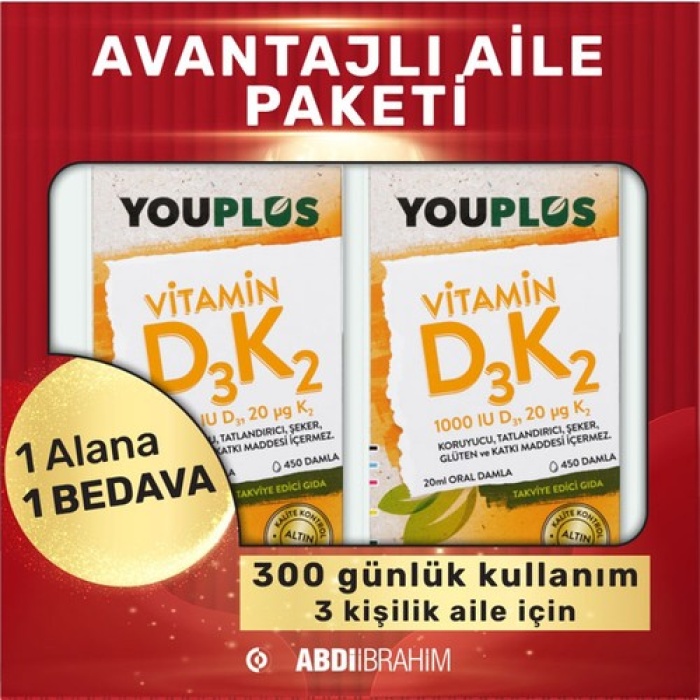 Youplus Vıt D3 K2 20 Ml Damla Kofre