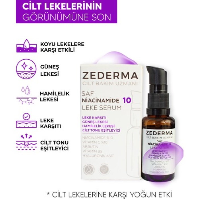 Zederma Naicamid 10 Leke Serumu 30Ml