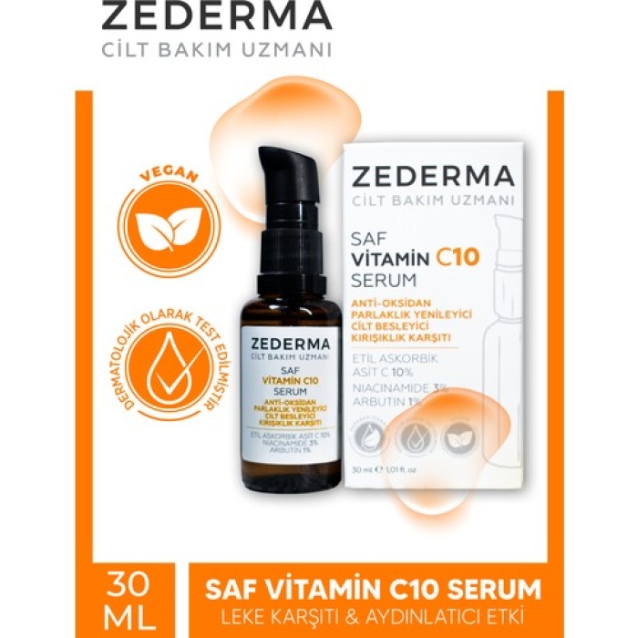 Zederma Saf C 10 Vitamin Serum 30Ml