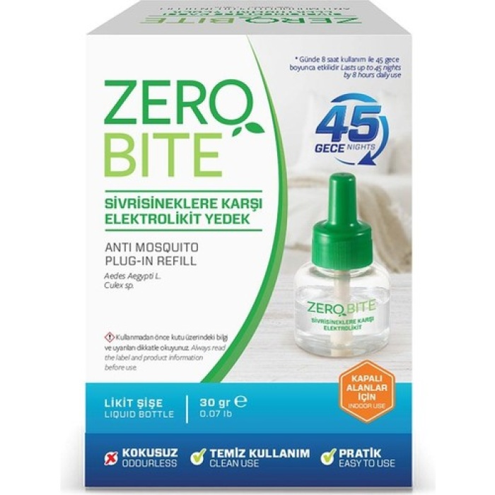 Zero Bite Sivrisineklere Karşı Elektolit Yedek