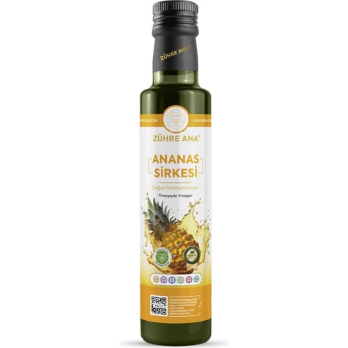 Zühre Ana Ananas Sirkesi Doğal Fermantasyon