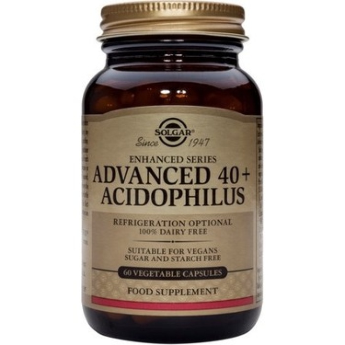 Solgar Advanced 40+ Acidophilus 60 Kapsül