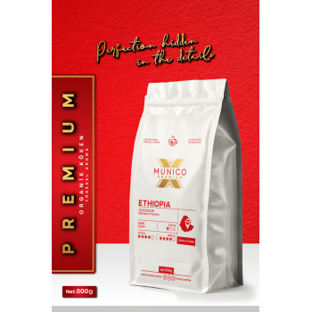 Munico X Premium Etiyopya Çekirdek Filtre Kahve 500g