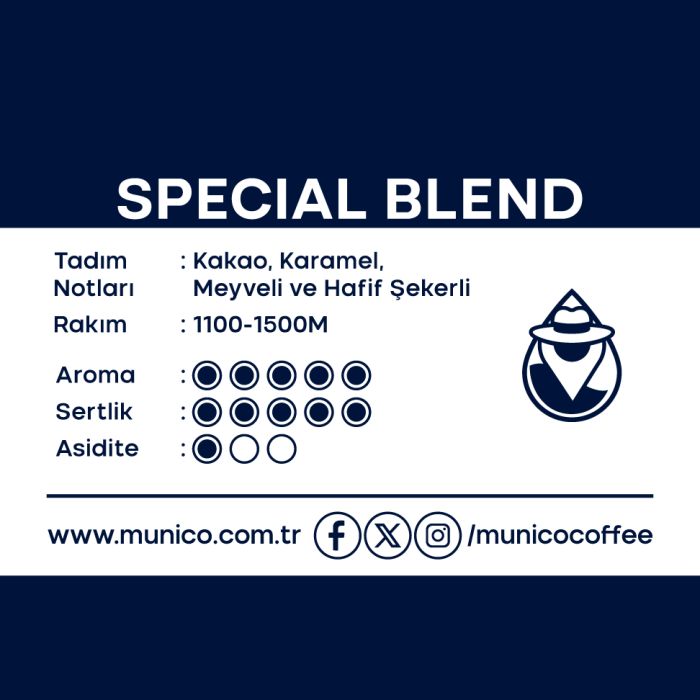 Munico Special Blend Çekirdek Filtre Kahve 500g