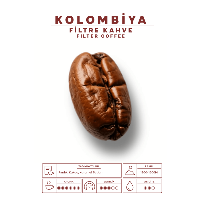 Munico X Premium Kolombiya Öğütülmüş Filtre Kahve 500g