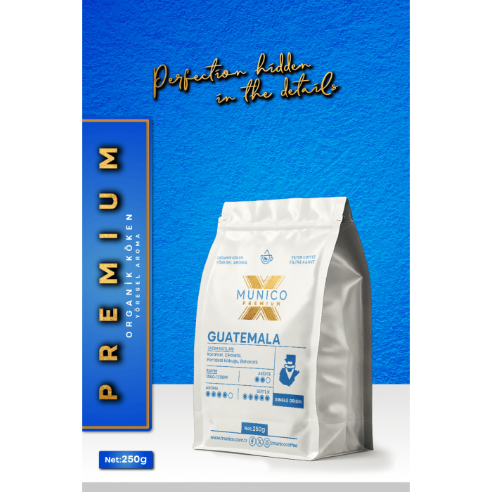 Munico X Premium Guatemala Öğütülmüş Filtre Kahve 250g