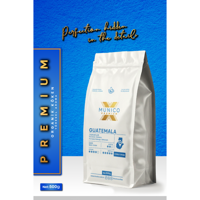 Munico X Premium Guatemala Öğütülmüş Filtre Kahve 500g