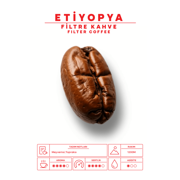 Munico X Premium Etiyopya Çekirdek Filtre Kahve 250g