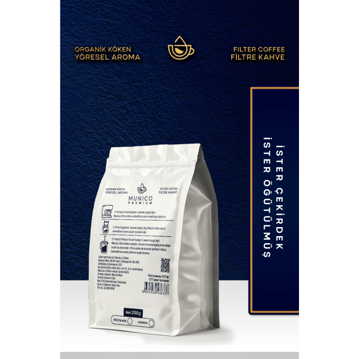 Munico X Premium Special Blend Çekirdek Filtre Kahve 250g