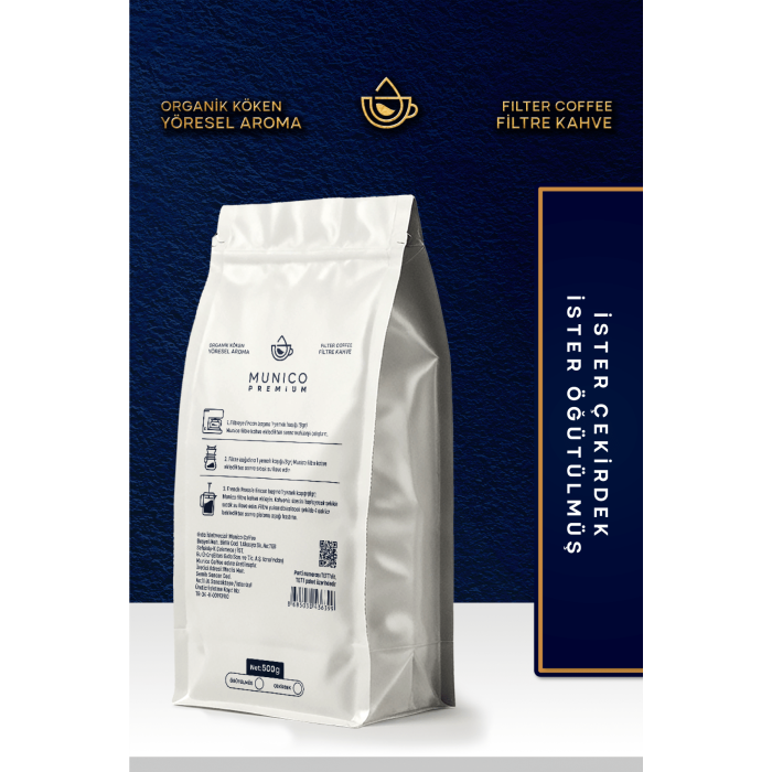Munico X Premium Special Blend Çekirdek Filtre Kahve 500g
