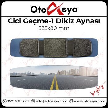 Cici Geçme-1 Lastikli Universal İç Dikiz Aynası r450 335x80 mm