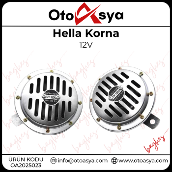Hella Korna Sarı Kutu Krom 125MM 12V
