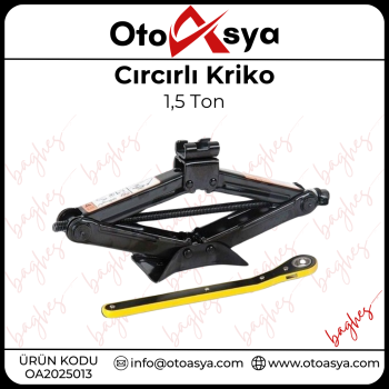 Cırcırlı Kriko 1,5 Ton