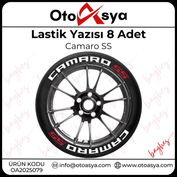 Lastik Yazısı 8 Adet Camaro SS