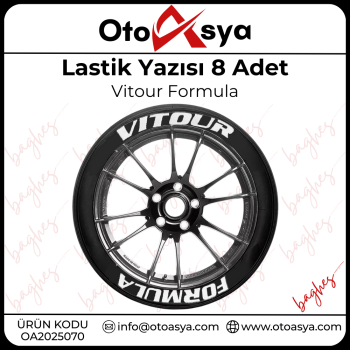 Lastik Yazısı 8 Adet Vitour Formula