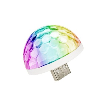 Genel Markalar Araç Içi Oto Araba Disko Topu Sese Duyarlı Led Usb Led Lamba Disko