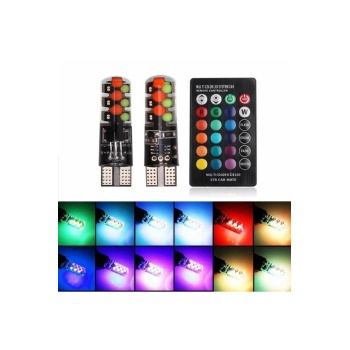 Park Ampulü Rgb T10 Park Ampulü Renk Değiştiren Kumandalı