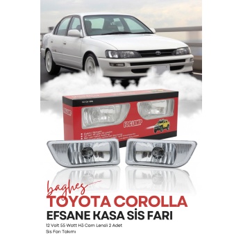 Toyota Corolla Uyumlu Efsane Kasa beyaz sis farı Corolla Uyumlu sis farı