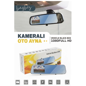 1080P Araç İçi Kamera Dashcam | Gece Görüşlü, Hareket Algılama ve Park İzleme Sistemli