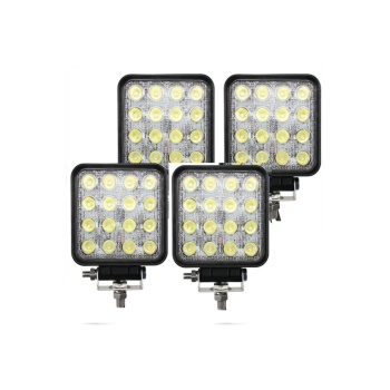 4 Adet 16 Ledli Off Road Çalışma Ve Sis Lambası 48watt 12 & 24 Vo