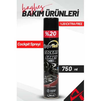 Cockpit Sprey 750 ml – Araç Torpido ve İç Mekân Parlatıcı