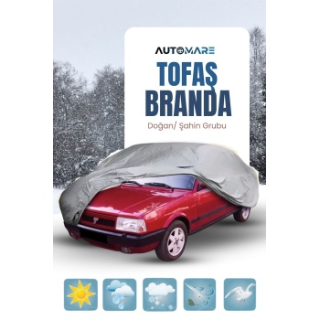 Fiat Tofaş Doğan Şahin Uyumlu Lüks Kalite Oto Araba Brandası - Örtüsü YGBR0001