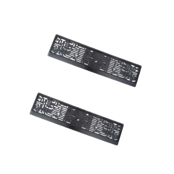 Plaka Tüv Ince Parlak Siyah Plakalık Araba Plaka Çerçevesi 1 Adet Siyah Pianoblack Bekaks