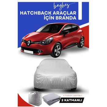 Hatchback Araçlara Uyumlu Premium Kalite Oto Araba Brandası - Örtüsü